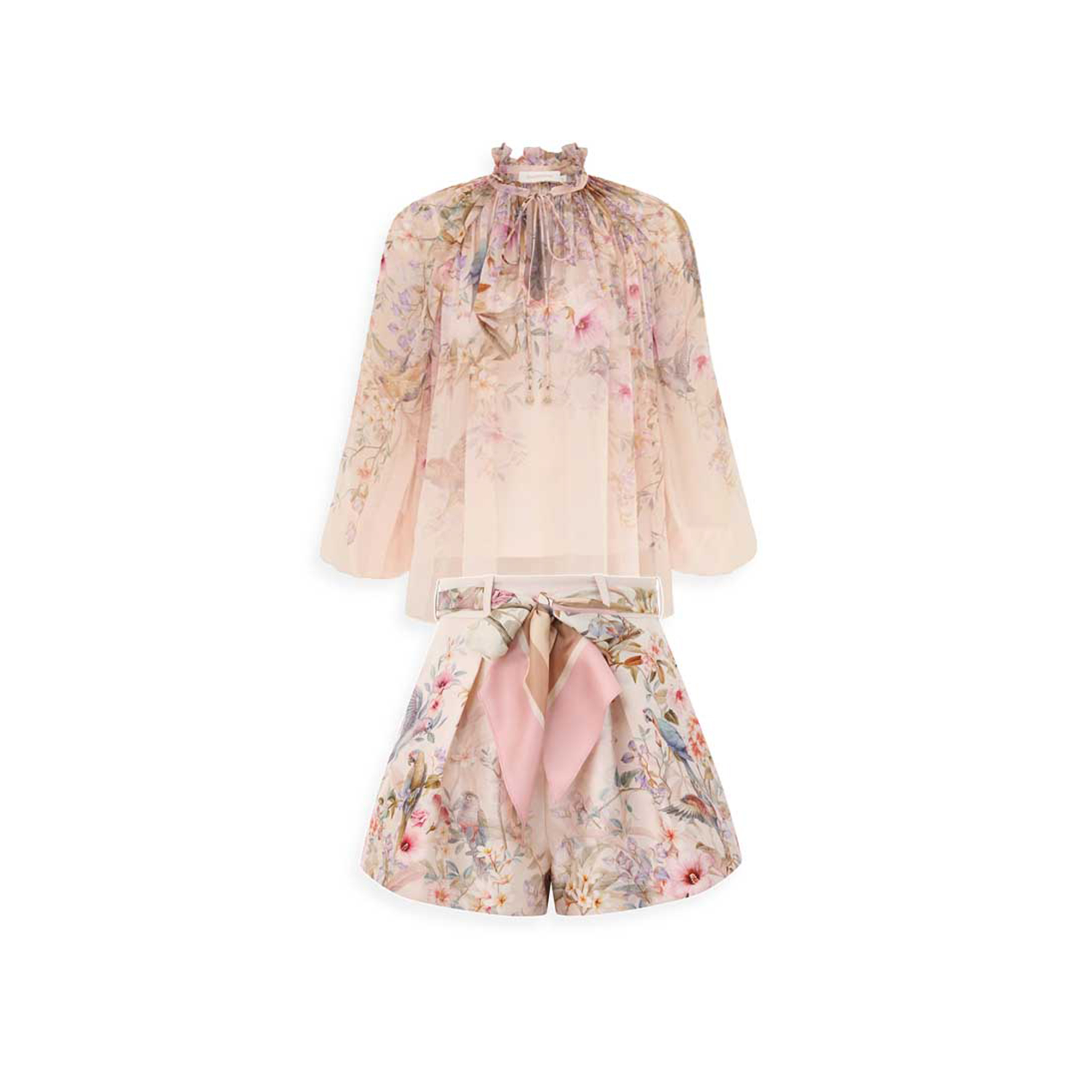 ZIMMERMANN TAWAYEN BILLOW BLOUSE SAITIN 0991TC261 ZIMMERMANN TAWAYEN BILLOW BLOUSE SAITIN 0991TC261